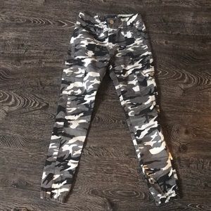 Camo cargo pants